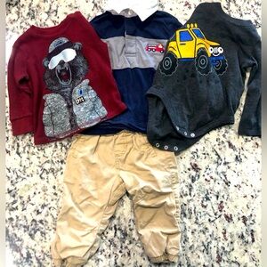 4 piece boys 12 month bundle - bear